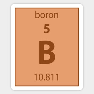 Boron Element Sticker